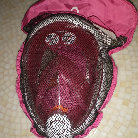 New Subea Easybreath Full face snorkel mask M/L Pink - Picture 1 of 8